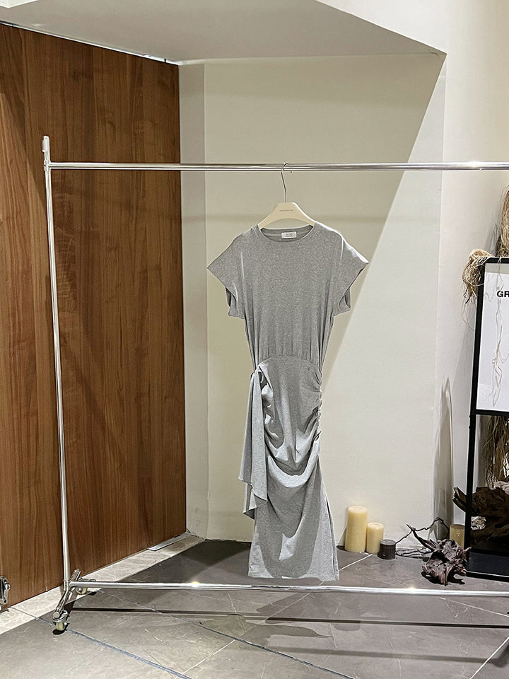Dame Elegant Maxikjole med raffinerede Draperinger Stilla