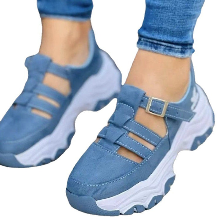 Kvinder Sporty Snøresandaler med robust profil og justerbare remme Stilla