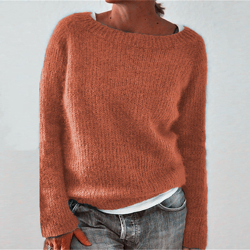 Stilla | Basic Pullover Med Rund halsudskæring Til Dame