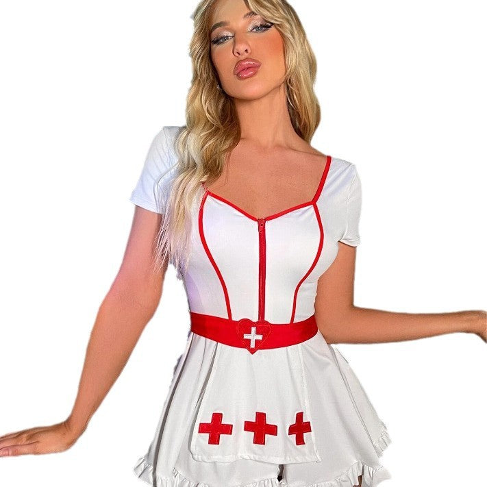 Dame Legesygt Sygeplejerske Kostume Kjole Stilla 1752572667