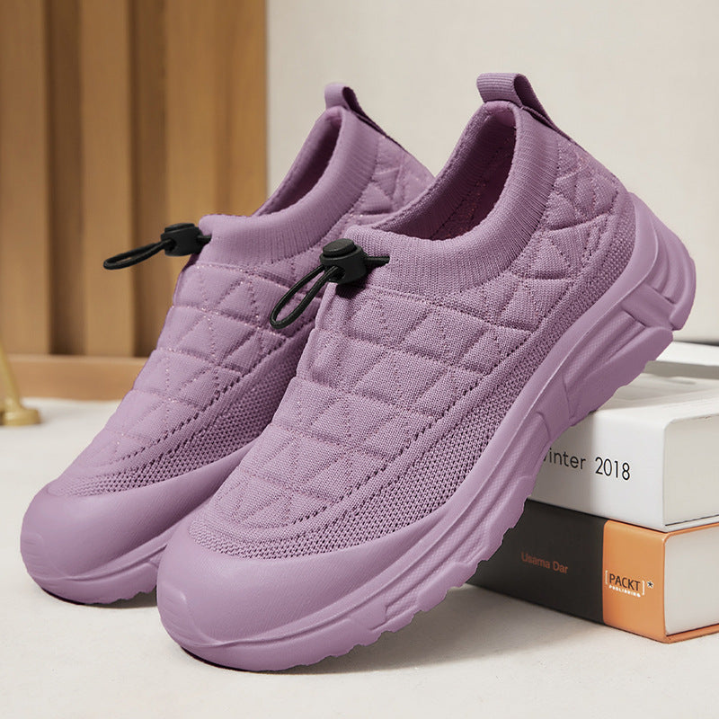 Dame Komfortable Sneakers med elastisk overdel og støddæmpende sål Stilla