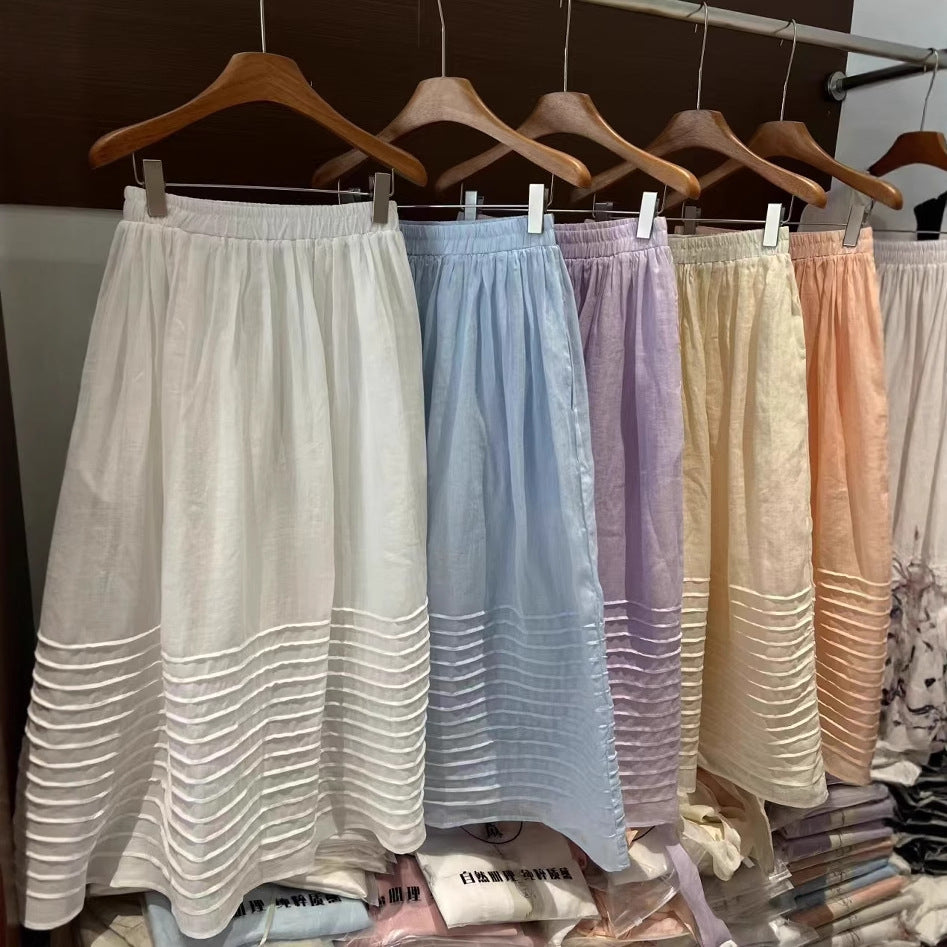 Femme Let Trappe Maxi-Nederdel Stilla
