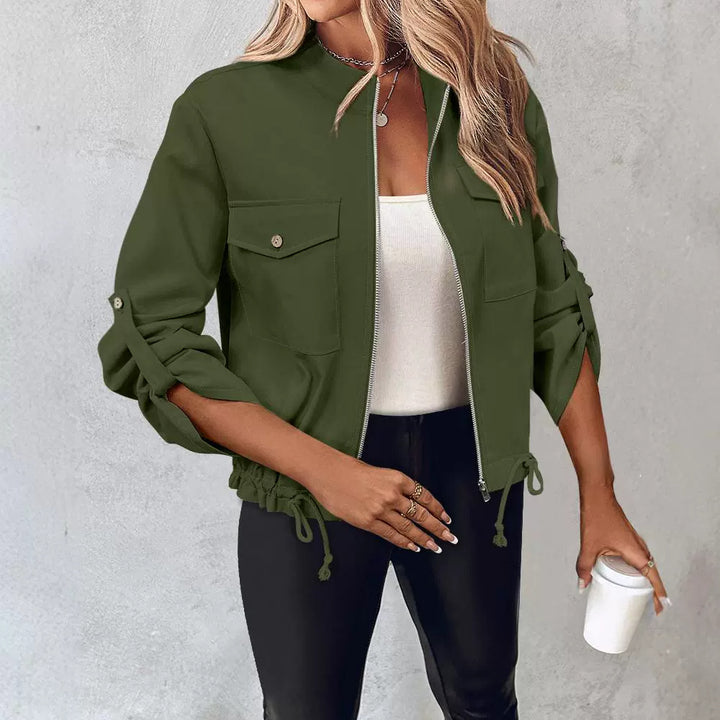 Stilla | Elegant Beigefarvet Damejakke