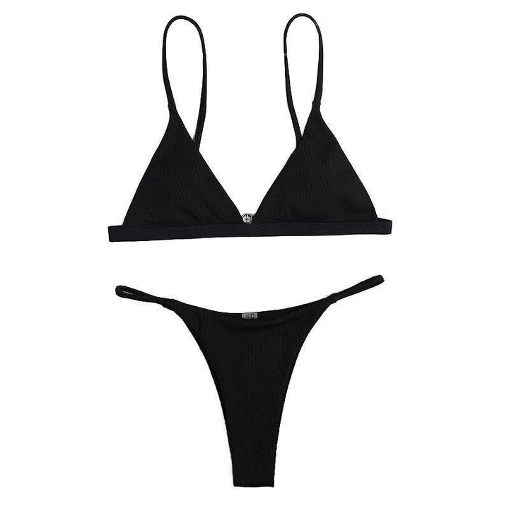 Dame triangel-bikini-top med justerbare stropper og smart design Skovae