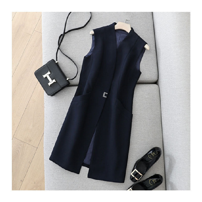 Damer asymmetrisk blazer-kjole i minimalistisk design Stilla