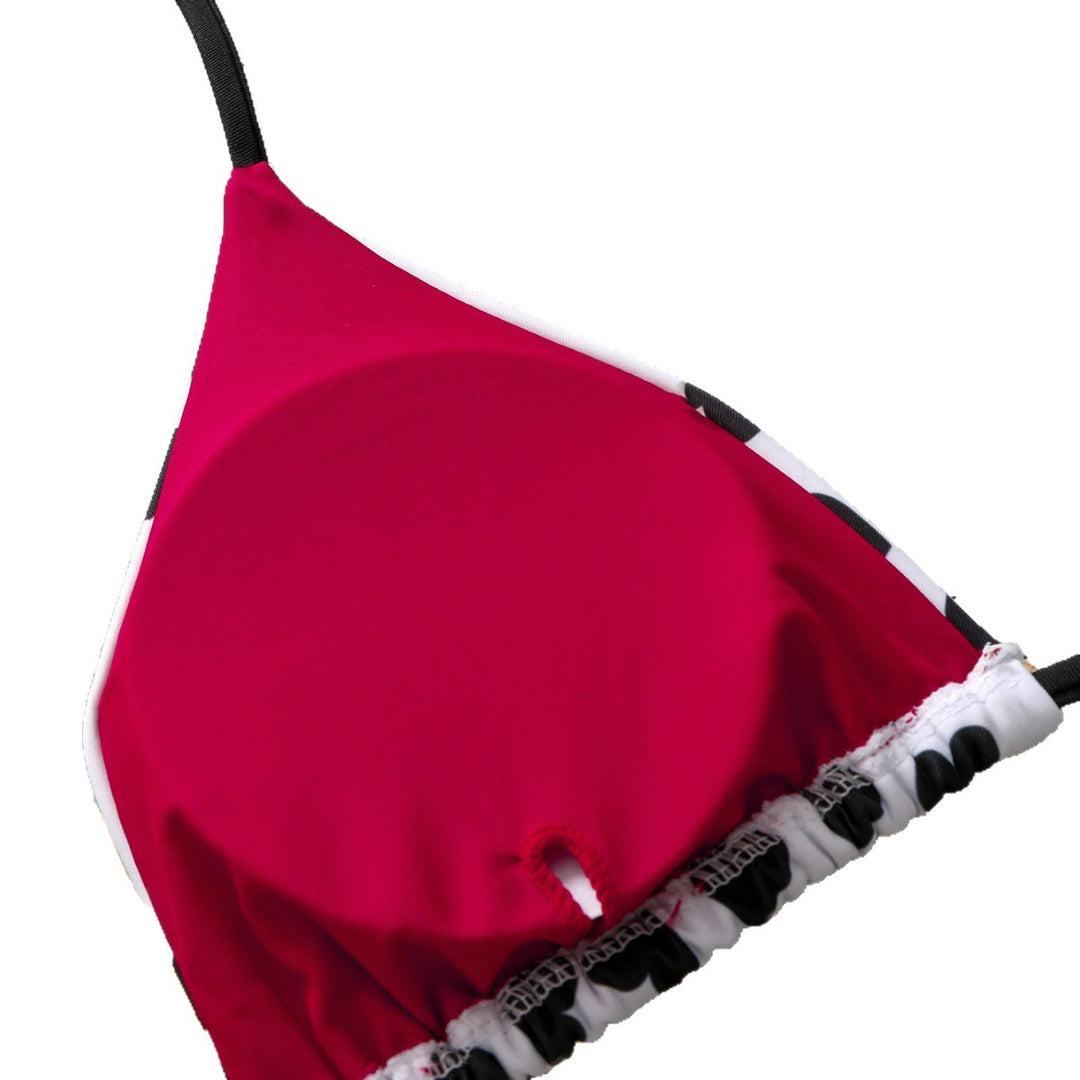 Dame Triangel-Bikini med hjerter Skovae