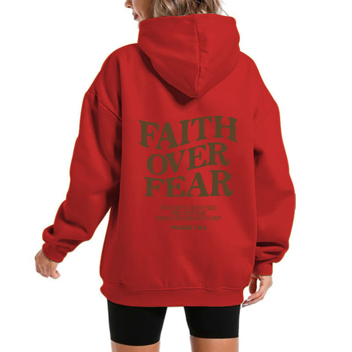 Kvinders hoodie med motiverende tekst og komfortabel pasform Skovae