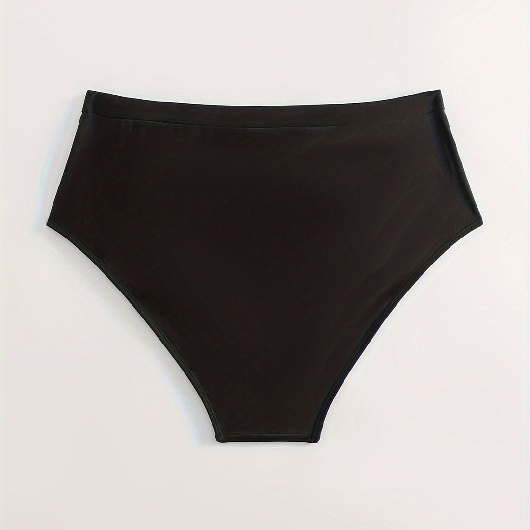 Dame High-Waist Bikini Bukser med stilfulde ruffle detaljer Skovae