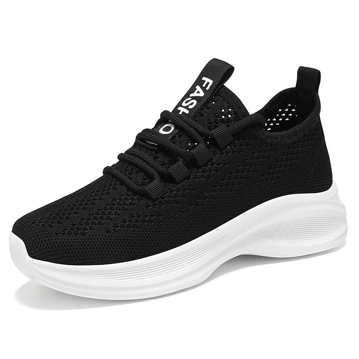 Dame Lettere Fritids sneakers med åndbart overmateriale og dæmpende sål Stilla