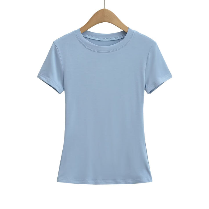 Dame Sporty T-shirt med tætsiddende snit og innovativt strækstof Stilla