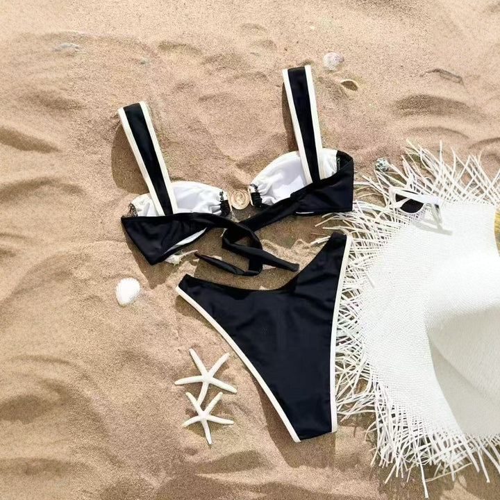 Dame Design-Bikini med elegant lukning Skovae