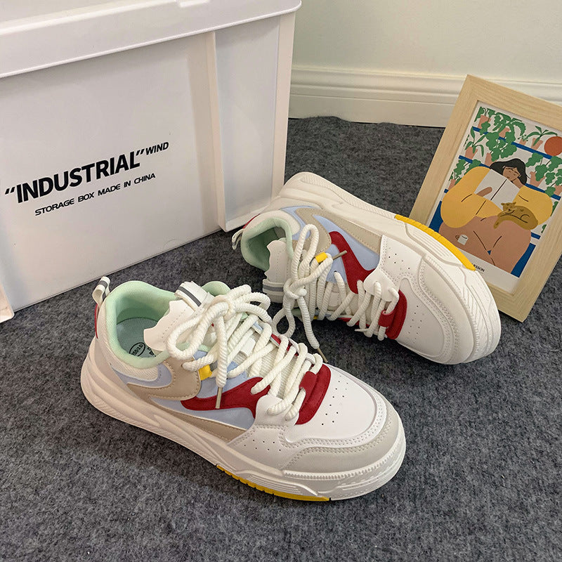 Dame Sporty Retro-Sneakers med åndbar mesh-struktur og dæmpende sål Stilla