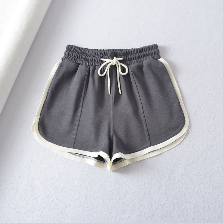 Dame Sporty Sweatshorts med elastisk talje og praktiske lommer Stilla