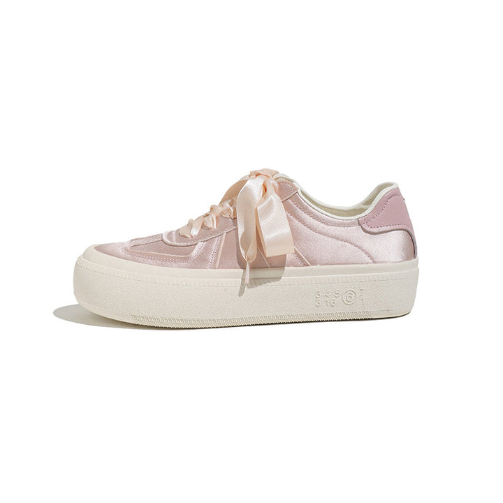 Dame modische Satin Sneakers Stilla