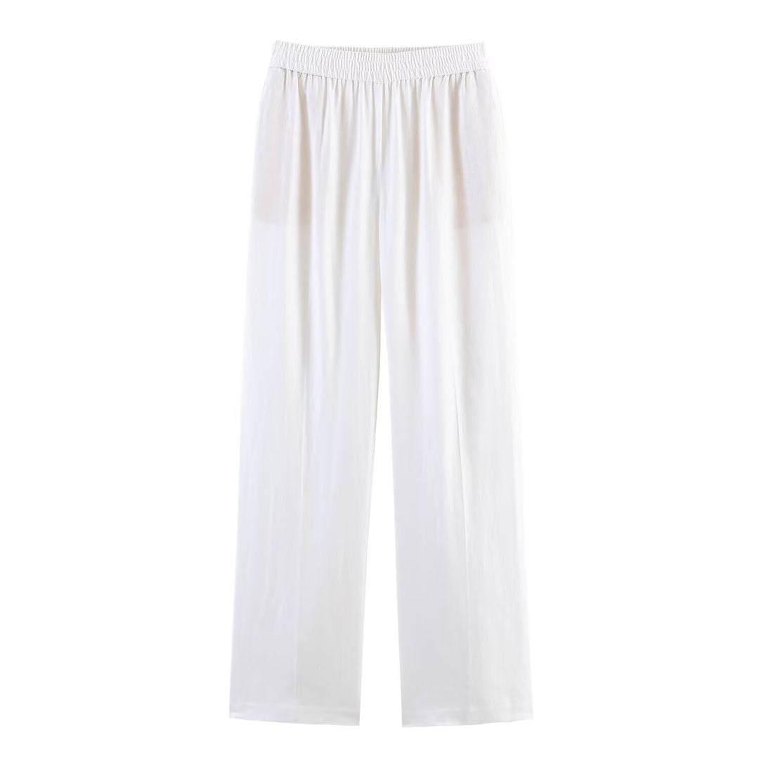 Dame elegant løs Culotte med elastisk talje Skovae
