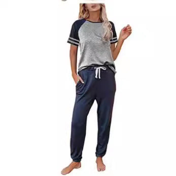 Dame Sporty Lounge Sæt med Raglanærmer og Gummibånd Stilla