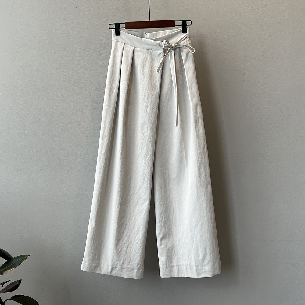 Dame bred Culotte-bukser med høj talje og sidelommer Stilla