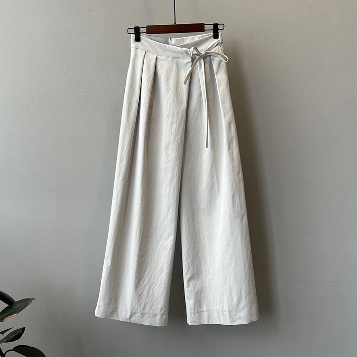 Dame bred Culotte-bukser med høj talje og sidelommer Stilla