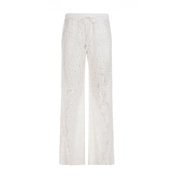 Damen elegante Spitzenhose Skovae