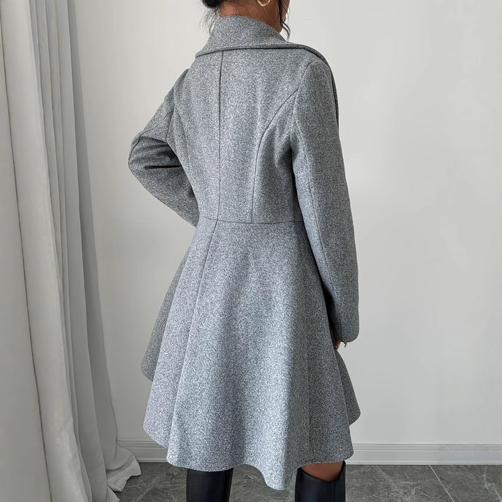 Dames fashionable og elegant lang blazer Stilla