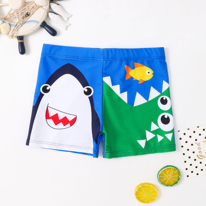 Drengernes bad shorts med maritimt motiv Skovae