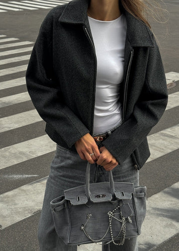 Stilla | Uldblanding Zip-Up Jakke