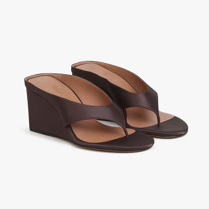 Dame Open-Toe Kilet Sandaler med smart minimalistisk Design Stilla