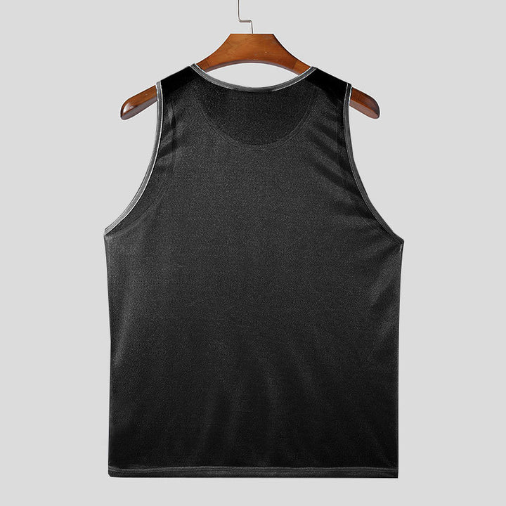 Herrer nan åndbart ærmeløst funktionsshirt med fugttransporterende mikrofiber Skovae