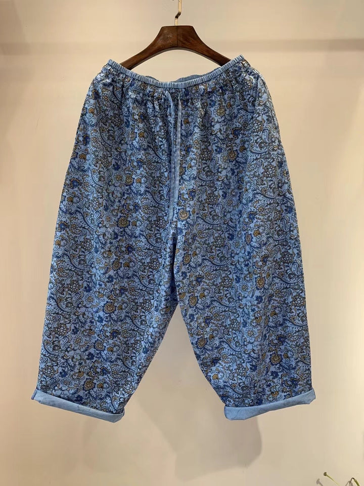 Femme Letvægt Blomsterprint Pyjamabukser Stilla
