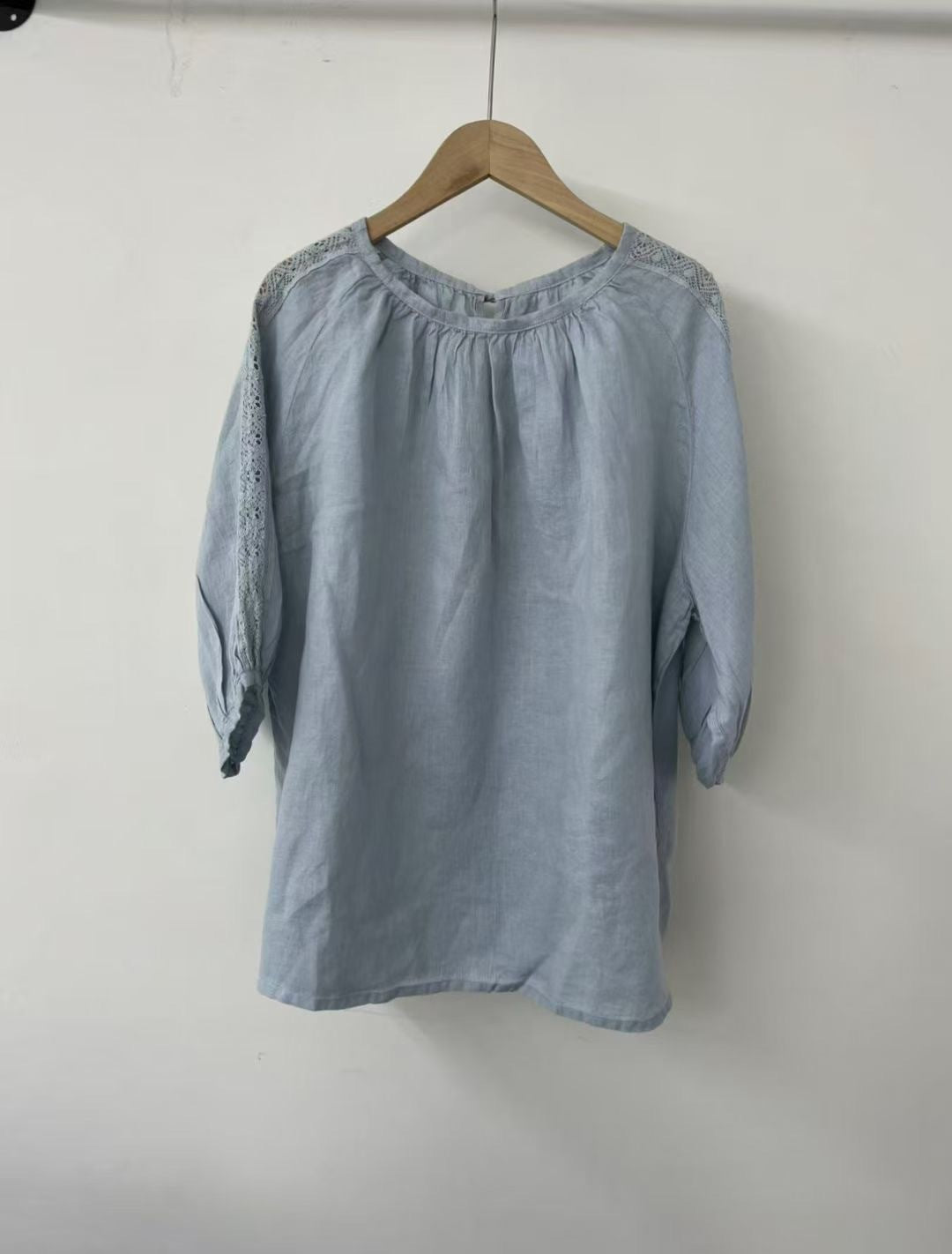 Femme Elegante Broderet Boho-Bluse Stilla