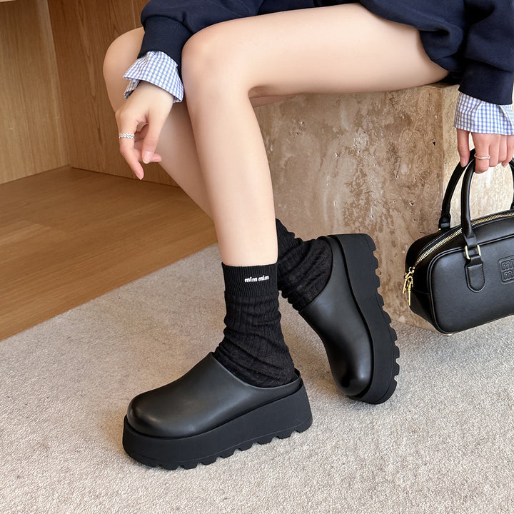 Femme Letvægts Platform Clogs Stilla