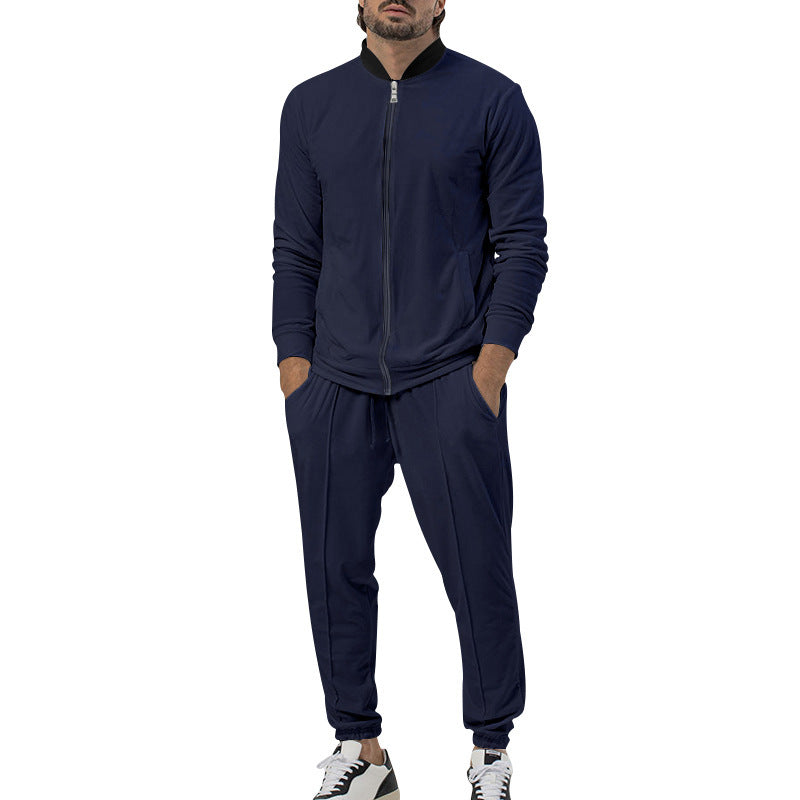 Herrer behagelig sportsdragt med innovativ lynlåsdesign og elastisk talje Stilla