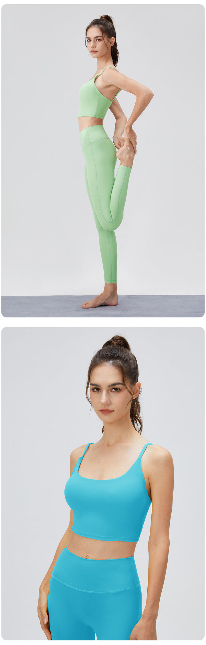 Stilla | Series Sports Bra Spaghetti Strap Yoga Top Til Kvinder, Åndbar Nude Følelse Til Løb Og Træning
