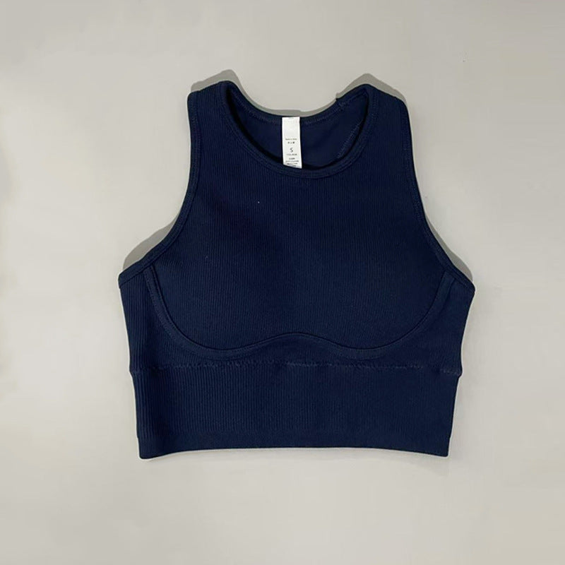 Dame Sports Bustier med åndbart ribstof og støttende design Stilla
