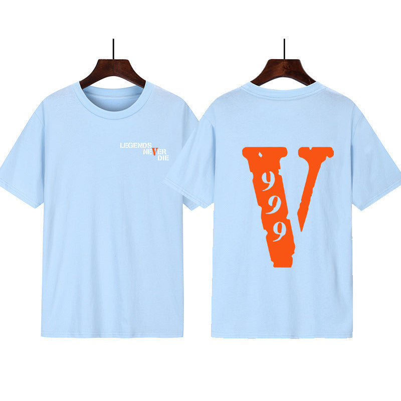 Kvinders grafisk t-shirt med original skrift og kreativt design Skovae