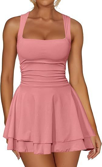 Dame Sporty Wrap Dance Suit med volumøs kant Stilla