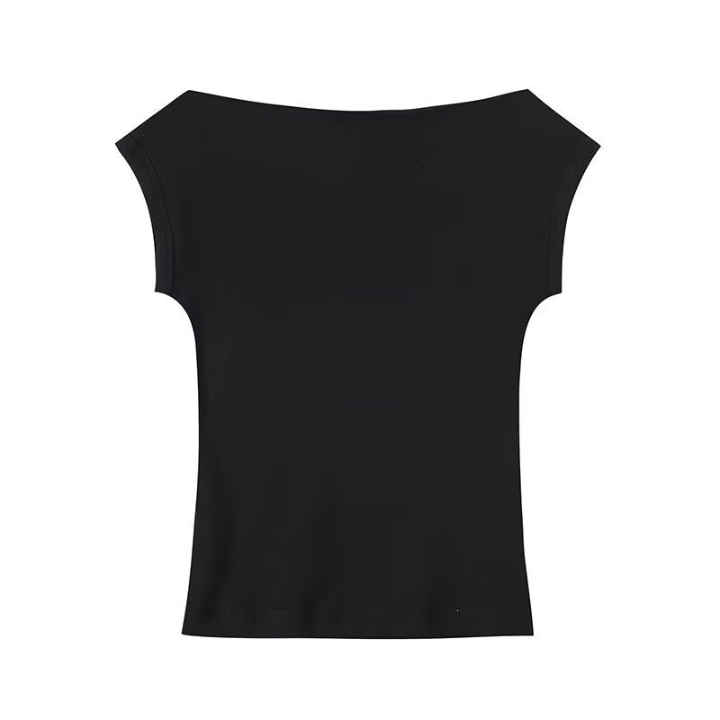 Dame raffineret top med bred pasform og moderne detaljer Skovae