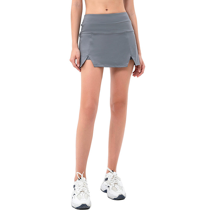 Dame Sporty Tennis Skørt med Side Slids Stilla