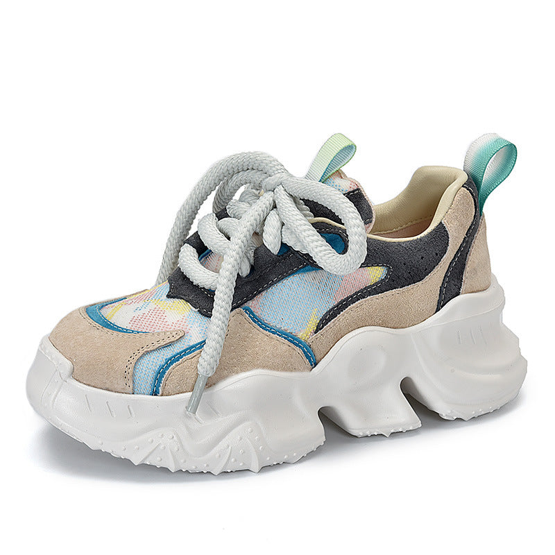 Dame Sporty Chunky-sneakers med åndbart overfladestruktur og innovativt støddæmpningssystem Stilla