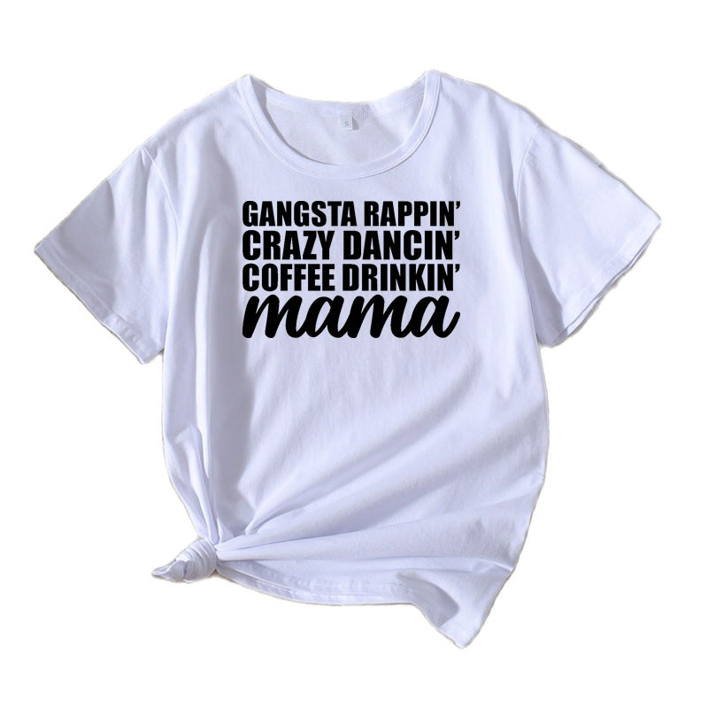 Kvinder Sjov Sætning Grafik T-Shirt Stilla