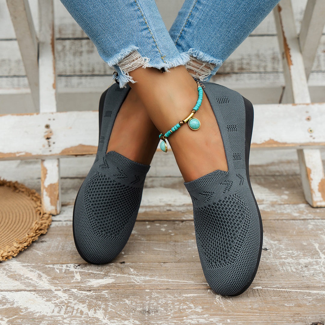 Dame åndbare Slip-On Sneakers Stilla