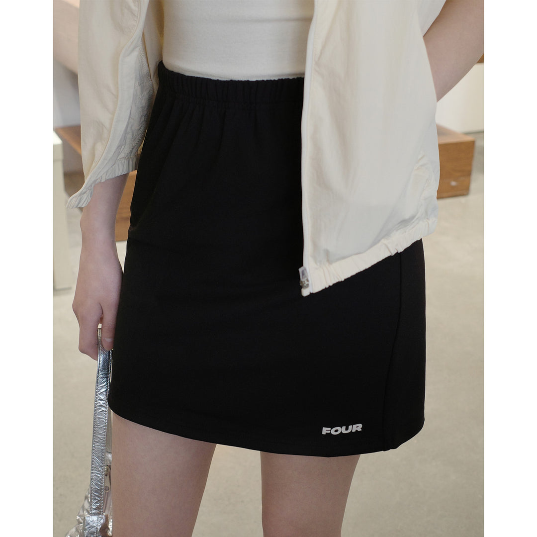 Dame sporty miniskirt med elastisk talje og funktionelt design Stilla