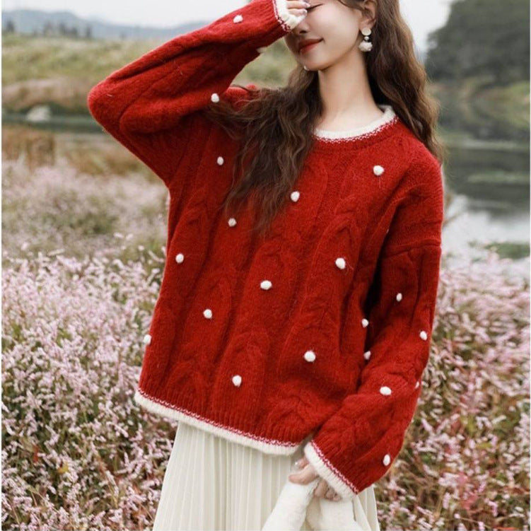 Kvinder Oversized Sweatshirt med Struktur Stilla