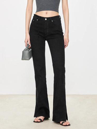 Dame højtaljede flared jeans med tidløst elegant snit Stilla