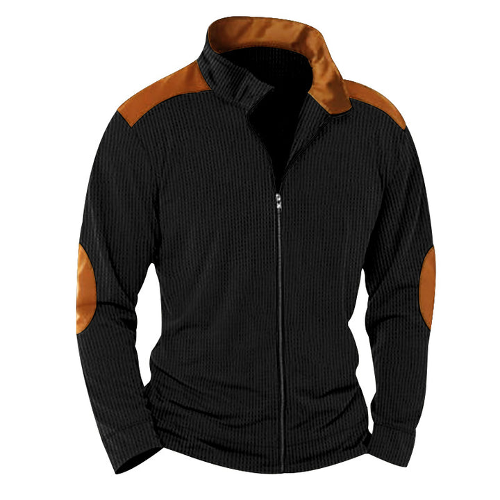 Herrer Fleece-jakke med struktureret design og modetræk Stilla
