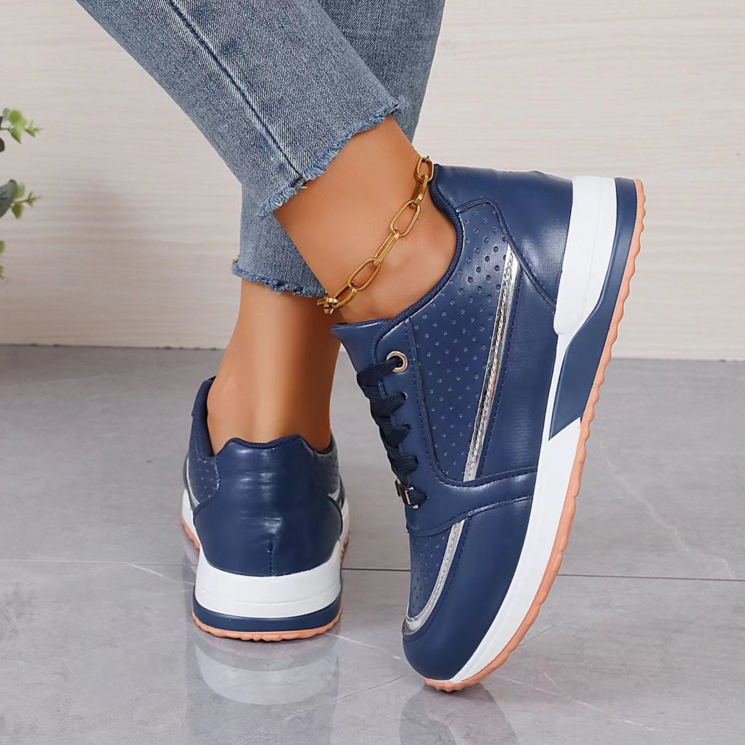 Dame Sporty Trend Sneakers med åndbart overdel Stilla