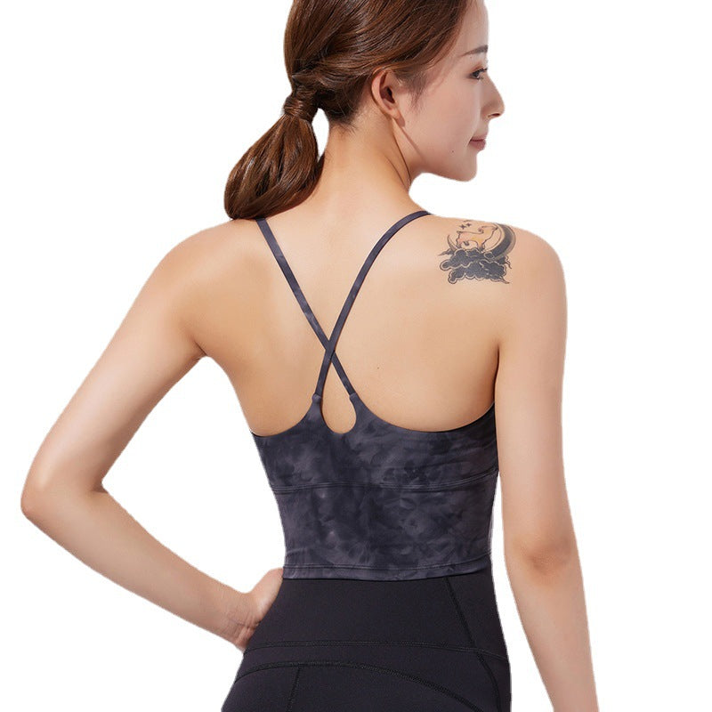 Dame Sporty Crop-Top med innovativt bindingsmønster og fantastisk bærekomfort Stilla