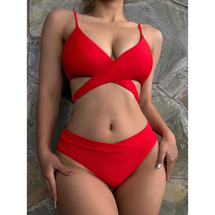 Dame Kryds-Design Bikini-Sæt med justerbare stropper og høj talje Stilla
