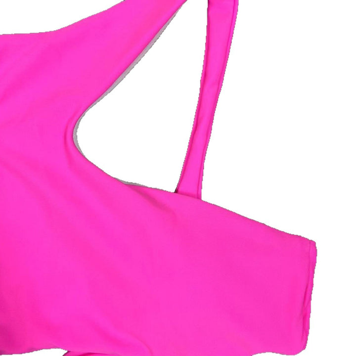 Dame Sporty Bikini-sæt med asymmetrisk topdesign og høj benudskæring Stilla
