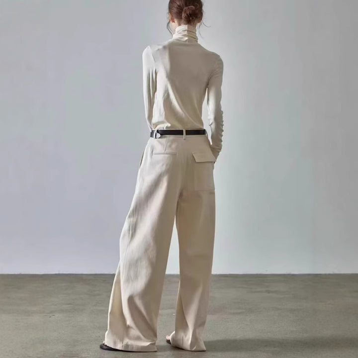 Damer Oversized Strikpullover lavet af blød Øko-Bomuld Stilla
